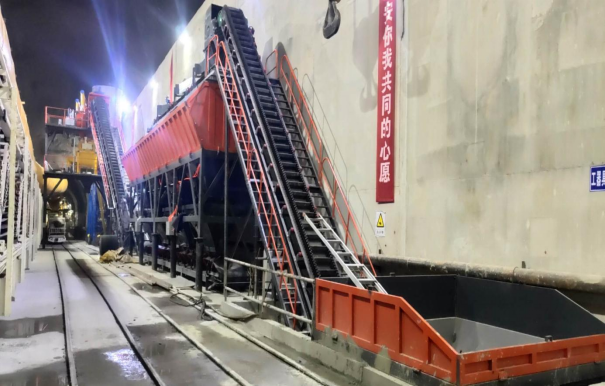 Hubei Shiyan HZS90 concrete tunnel station