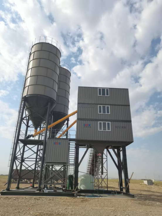Honglin Tiandi (export)--HZS240 concrete batching plant