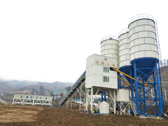 Hydropower Bureau 8 Liaoning Qingyuan HZS120 Concrete Mixing Station