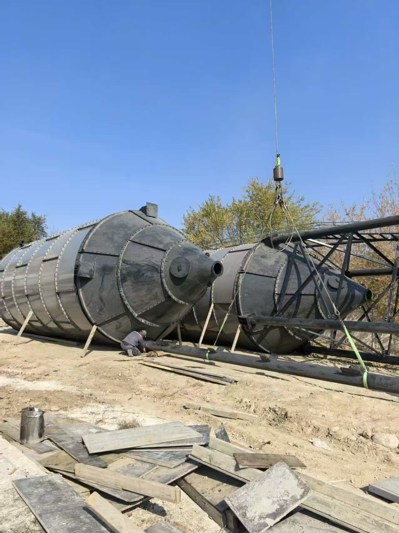 Export - HZS180 Station Installation in Kazakhstan